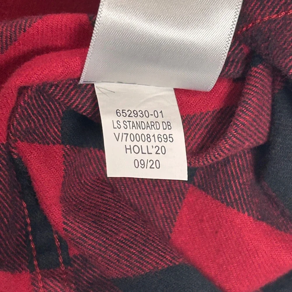 VTG Y2K Banana Republic Mens S‎ Buffalo Check Flannel Shirt NEW Red Gorpcore
